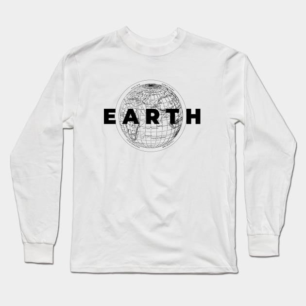 The Earth Long Sleeve T-Shirt by Mon, Symphony of Consciousness.